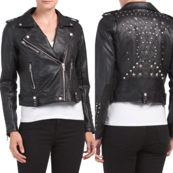 Blank NYC Jackets & Blazers - Black NYC Studded Faux Leather Jacket Blank NYC Jackets & Blazers - Black NYC Studded Faux Leather Jacket